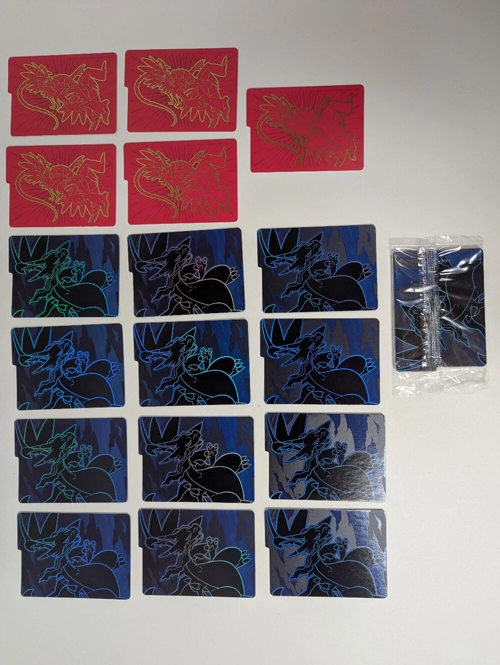 Pokemon TCG Rayquaza & Reshiram Card Divider Lot + Pokeball Dividers New/Opened